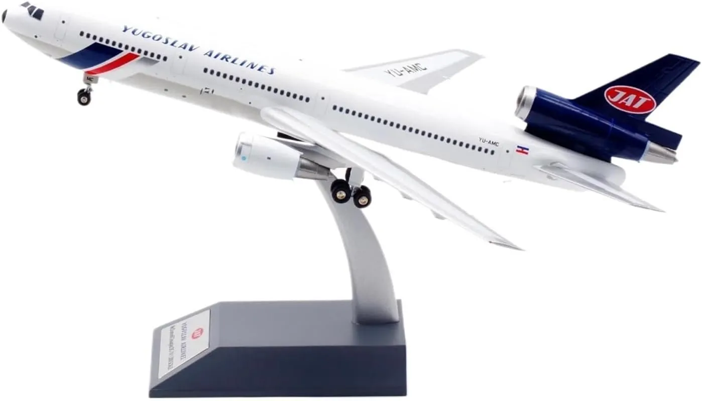1 200 for Yugoslav Airlines Mcdonnell Douglas DC-10-30 Simulation Alloy Aircraft Model Ornaments Miniatures Set