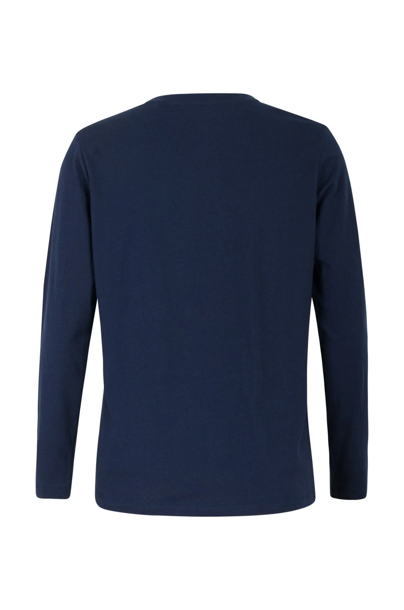 100% Cotton Top | Gold foil Flower/Navy | 3404B1