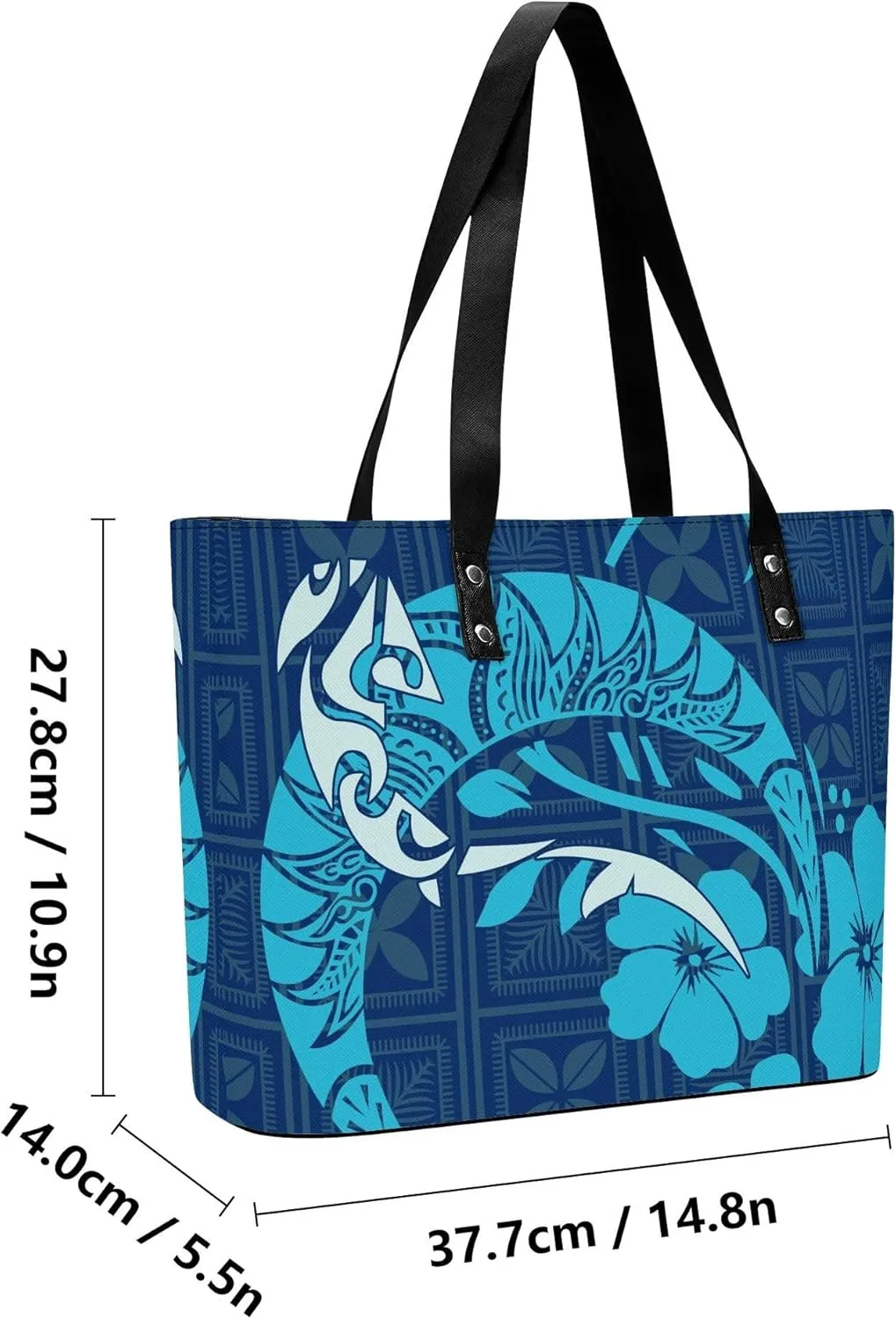 2 Piece Shoulder Bag & Purse Samoa Tribal Print Custom Women'S Tote Polynesian Women'S Bag