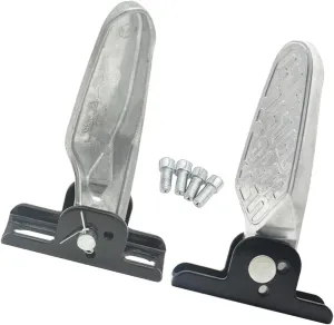 2 Pieces Bike Rear Pedals Folding Bike Pegs Nonslip Foot Plates for BMX Electric Bicycle