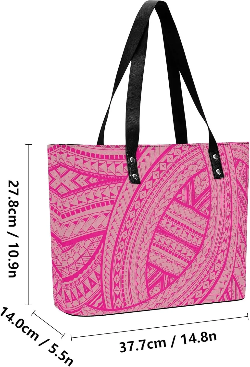 2025 New Polynesian Women'S Handbag And Purse Samoa Hawaii Fiji Islands Art Women'S Bag 2 Piece Set