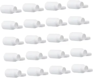 20pcs Portable Pill Container Travel Friendly Bottles for Compact Design for and Organization for Home Go Use