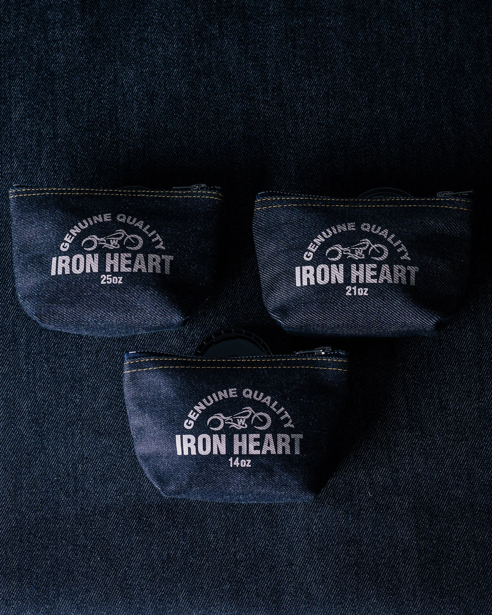 21oz Selvedge Denim Zip-Up Pouch