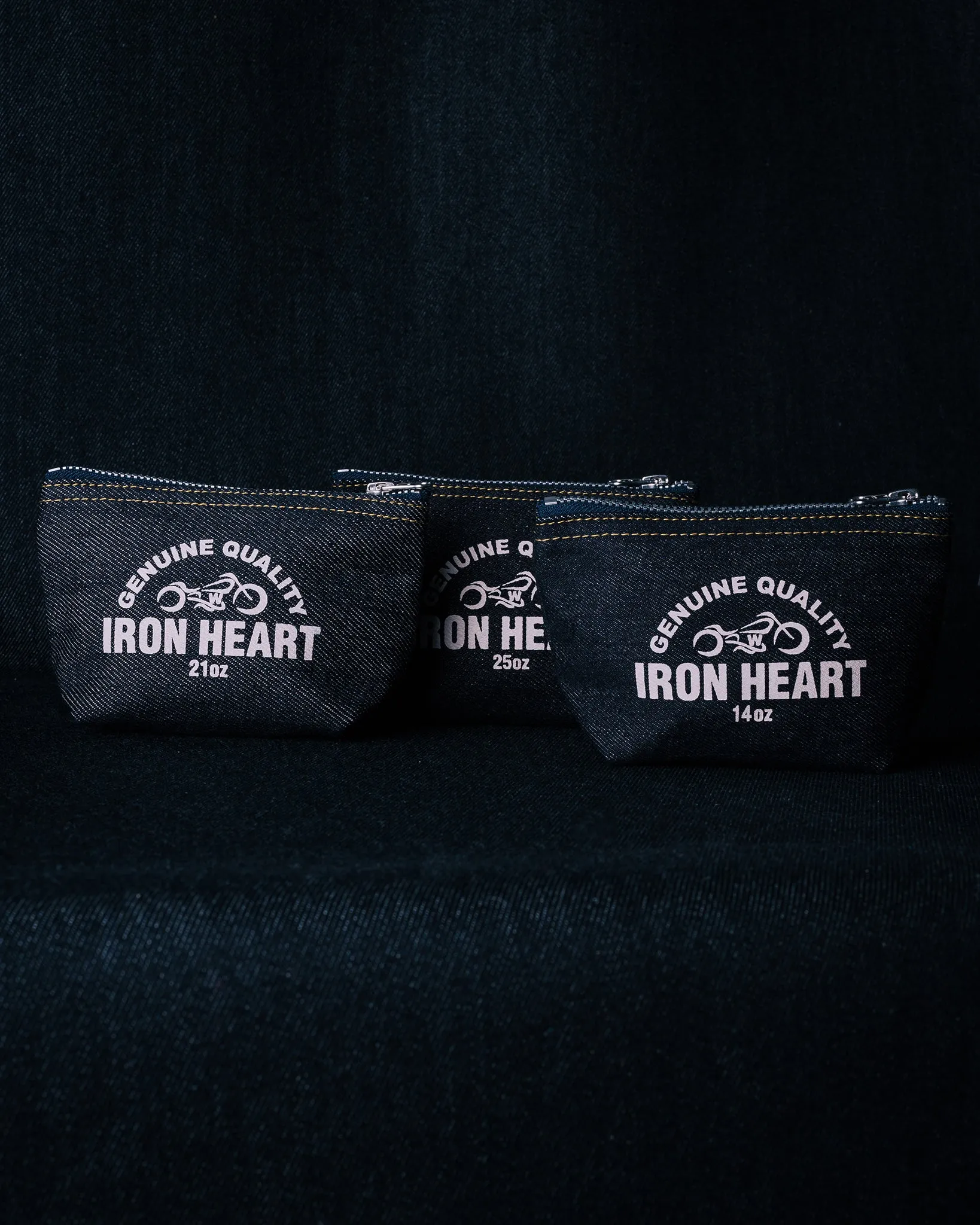 21oz Selvedge Denim Zip-Up Pouch
