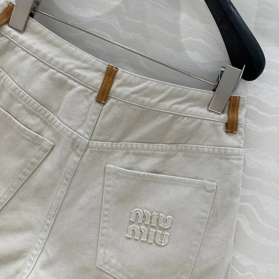 25 new contrast color hemming denim jacket   same style denim shorts