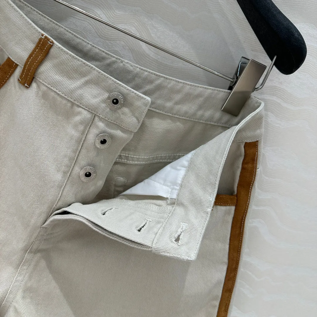 25 new contrast color hemming denim jacket   same style denim shorts