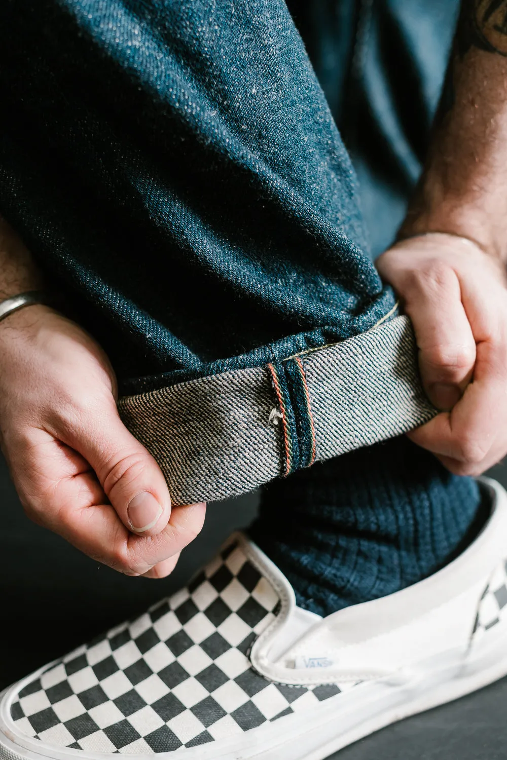 266ZR-KABEG - 20oz "Secret Kabuki Kakishibu Beige" Selvedge Denim - Relax Straight Fit