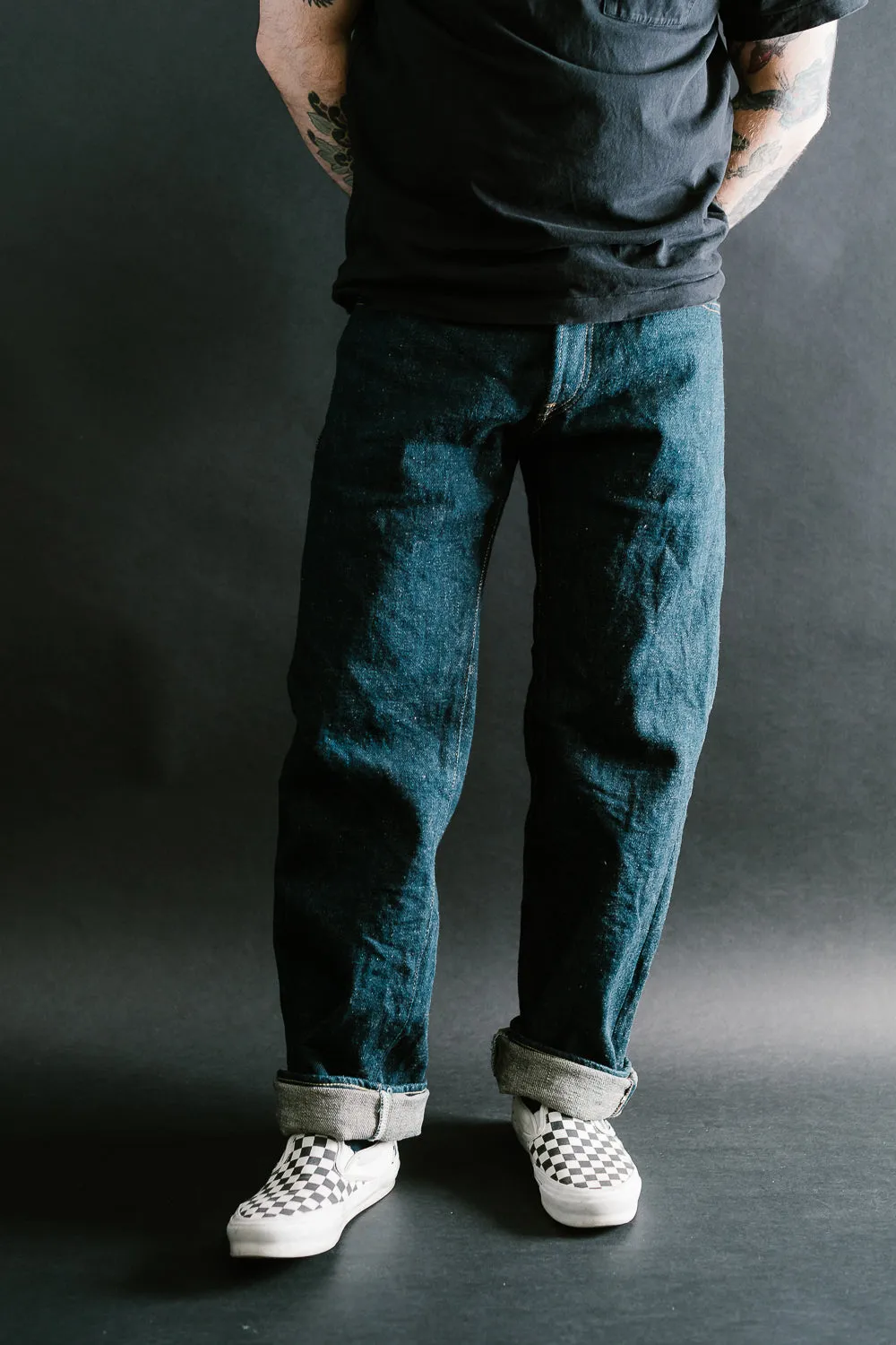 266ZR-KABEG - 20oz "Secret Kabuki Kakishibu Beige" Selvedge Denim - Relax Straight Fit