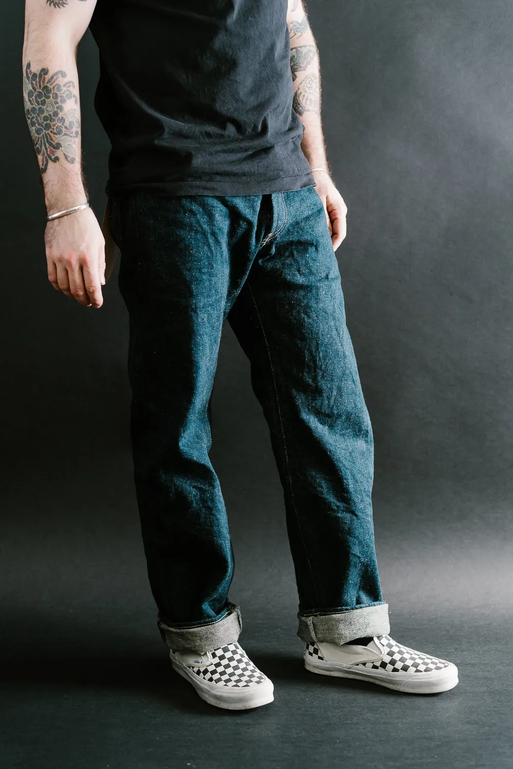 266ZR-KABEG - 20oz "Secret Kabuki Kakishibu Beige" Selvedge Denim - Relax Straight Fit