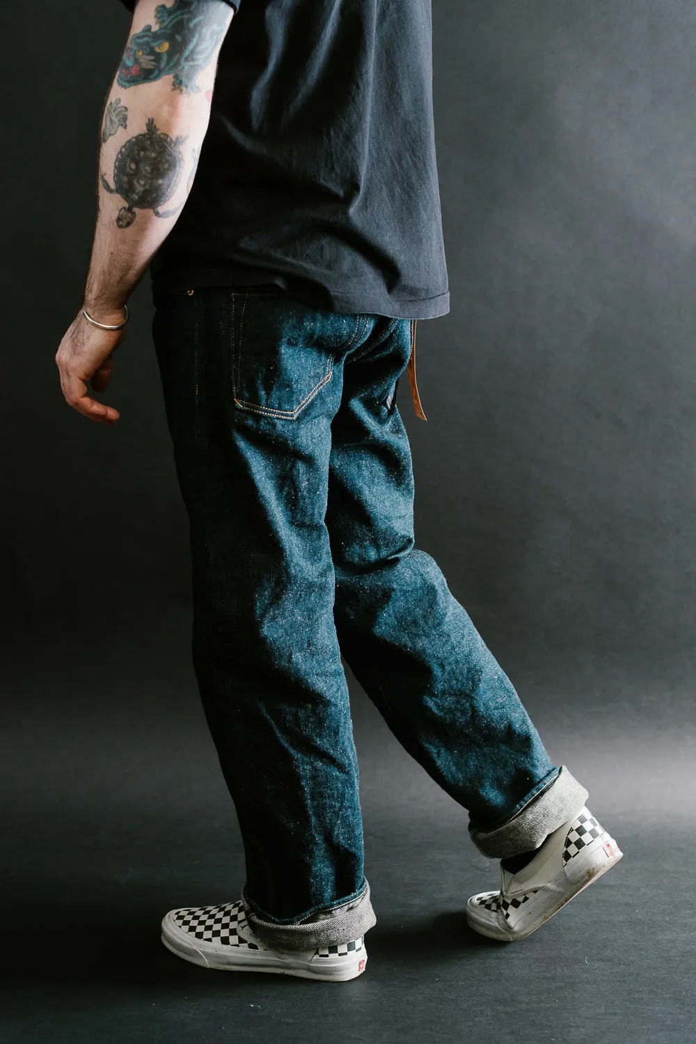 266ZR-KABEG - 20oz "Secret Kabuki Kakishibu Beige" Selvedge Denim - Relax Straight Fit
