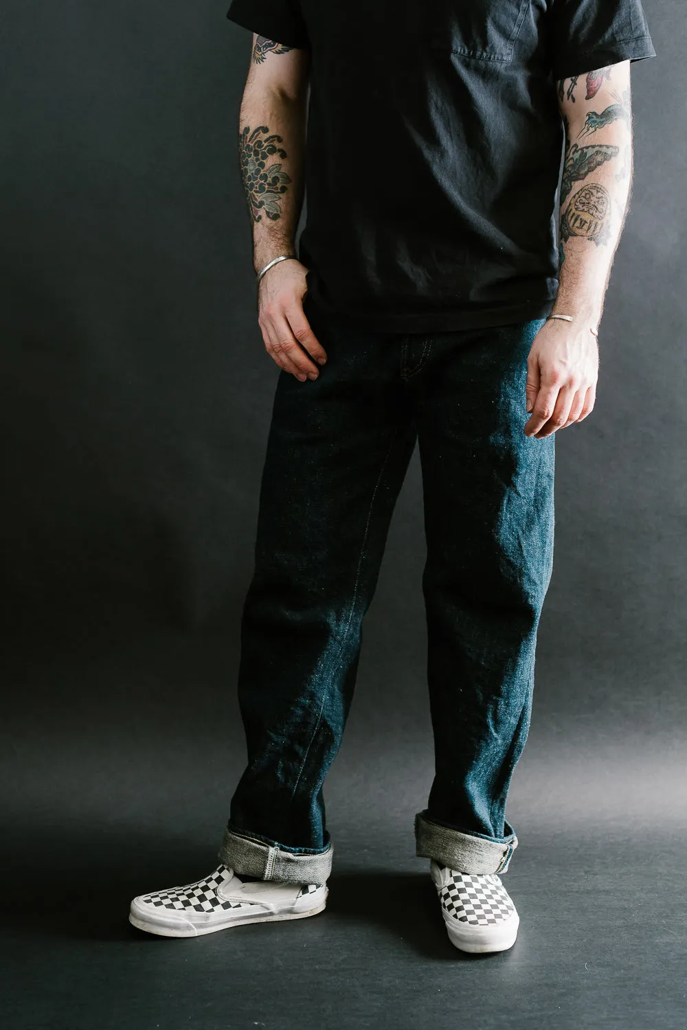 266ZR-KABEG - 20oz "Secret Kabuki Kakishibu Beige" Selvedge Denim - Relax Straight Fit
