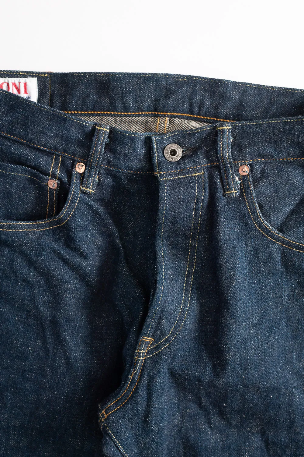 266ZR-KABEG - 20oz "Secret Kabuki Kakishibu Beige" Selvedge Denim - Relax Straight Fit