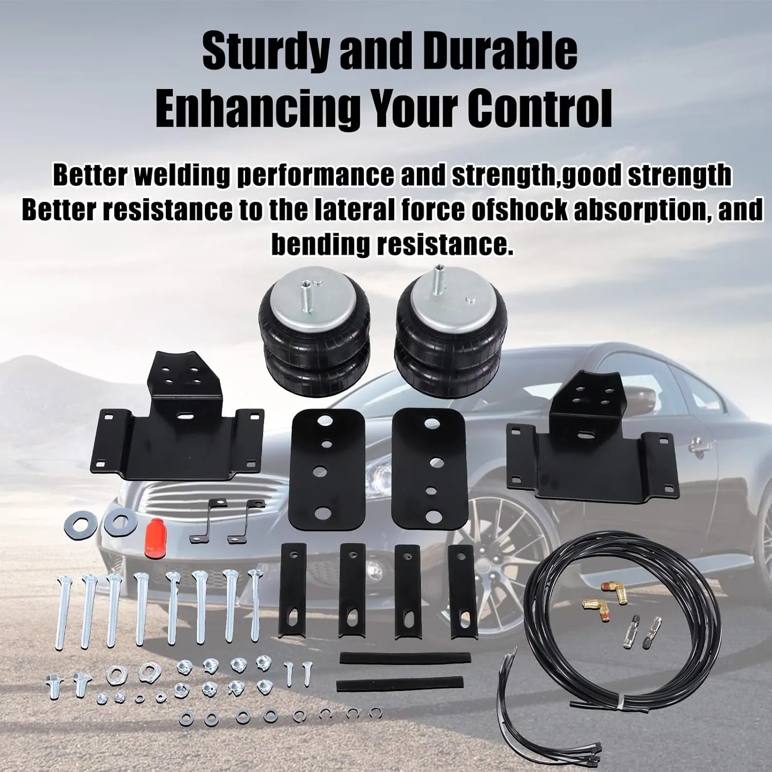 2pcs W217602445 Air bags suspension kit TR2445 Replacement for Toyota Tundra 2WD 4WD 2007-2021 5000 lbs After-Market Parts