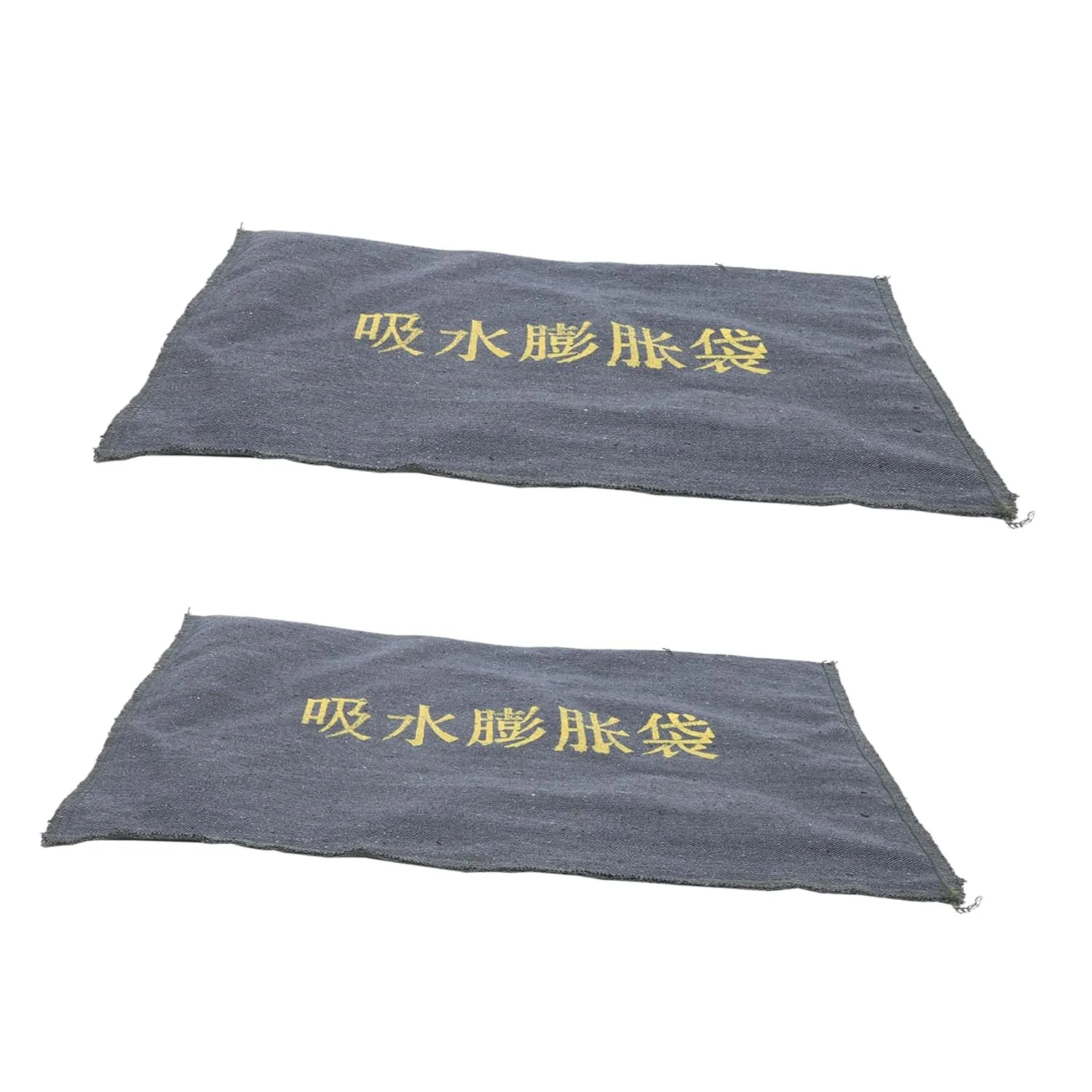 2pcs Water Activated Flood Barriers Canvas Material Sandbags for Home Driveway and Basement Protection