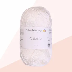 3 Skein SMC Catania Originals Cotton Yarn, Total 5.28 Oz. 100% Cotton, Each 1.76 Oz (50g) / 136 Yrds (125 m), Fine-Sport 2 (9801210-00105 - Light Cream, 3 Pack)
