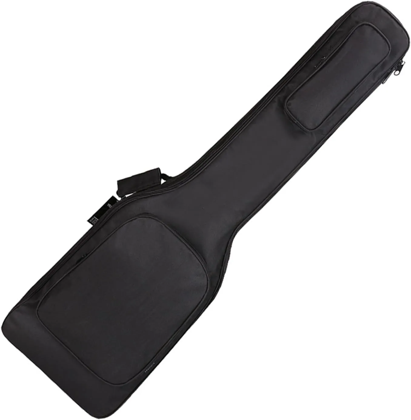 44 in Electric Guitar Bag, 45 in Electric Bass Case, Waterproof Oxford Cloth Guitar Bag, Adjustable Dual Shoulder Straps (Electric Bass Case-Black)