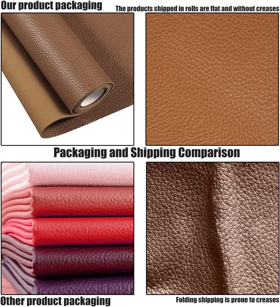 53.9x16.9 Inch Clay Brown Upholstery Faux Leather Fabric Vinyl Rolls for Furniture Cover Reupholster Sofa Chairs Cushiones Earrings Hair Bows Decorations