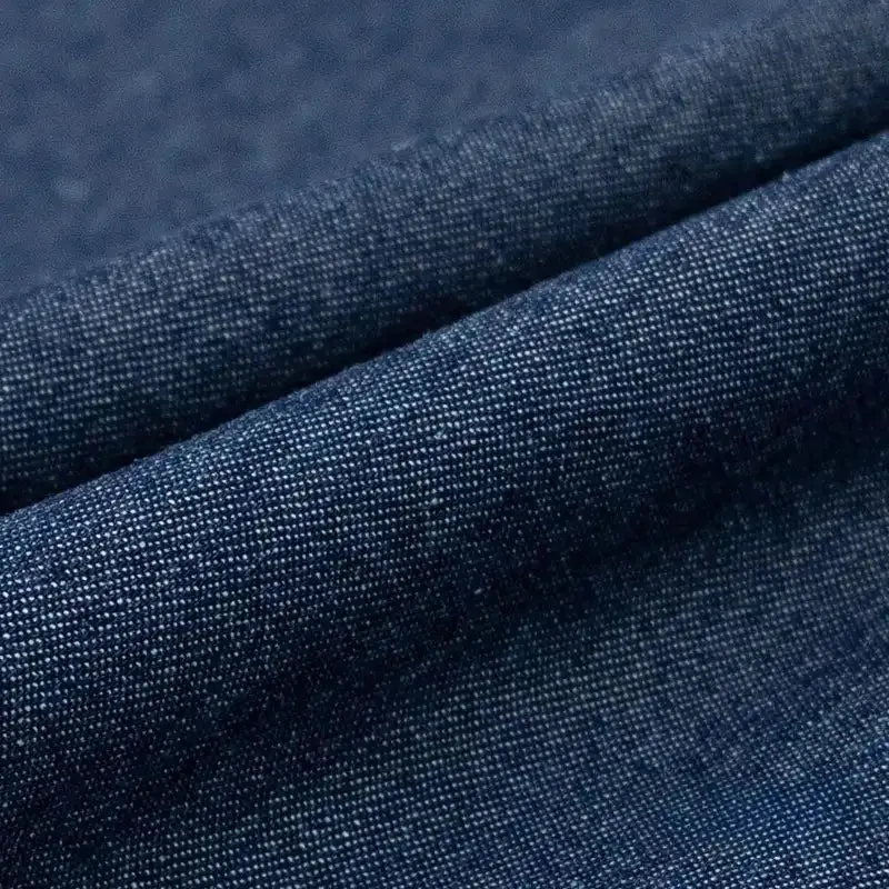 6oz Washed Denim Fabric By The Yard|Soft Cotton Denim Material|Blue Jeans Material