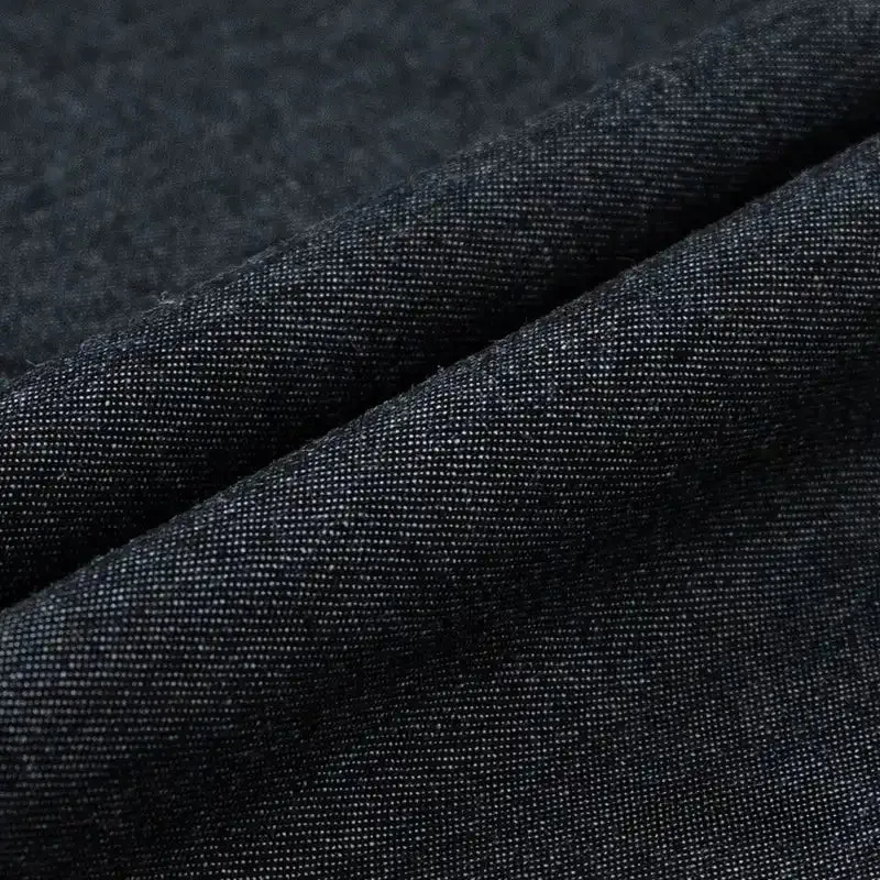 6oz Washed Denim Fabric By The Yard|Soft Cotton Denim Material|Blue Jeans Material