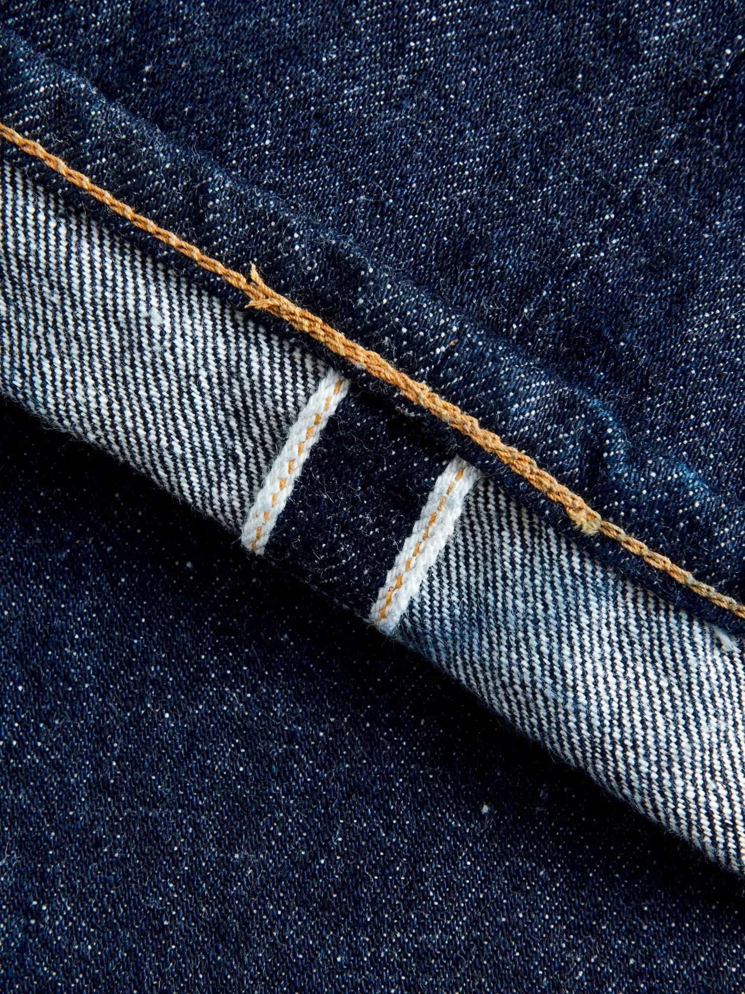 800XX 14.5oz Rinsed Selvedge Denim - Regular Straight Fit
