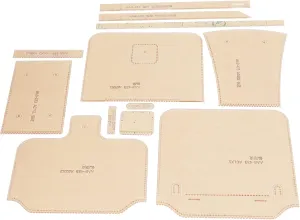 Acrylic Shoulder Bag Pattern Stencil Template, 12Pcs Clear Template, Drawing & Lettering Aids Handbag for Leather Hand Craft Tool Cutting Making Bags and Handbags