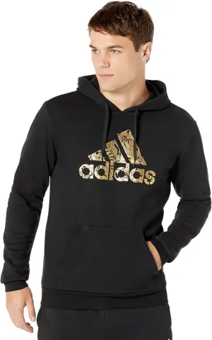 adidas Liquid Foil Pullover Hoodie Black SM