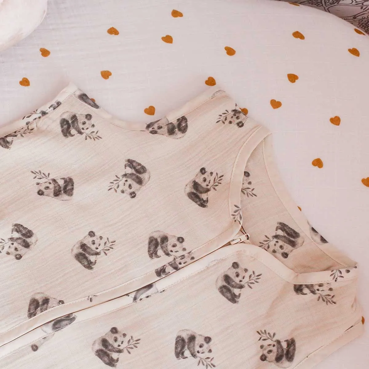 Adèle Summer Sleeping Bag Panda Print