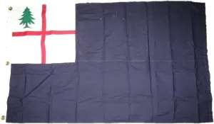 AES 3x5 Embroidered Sewn Bunker Hill Historical Cotton Flag 3'x5' (100% Cotton)