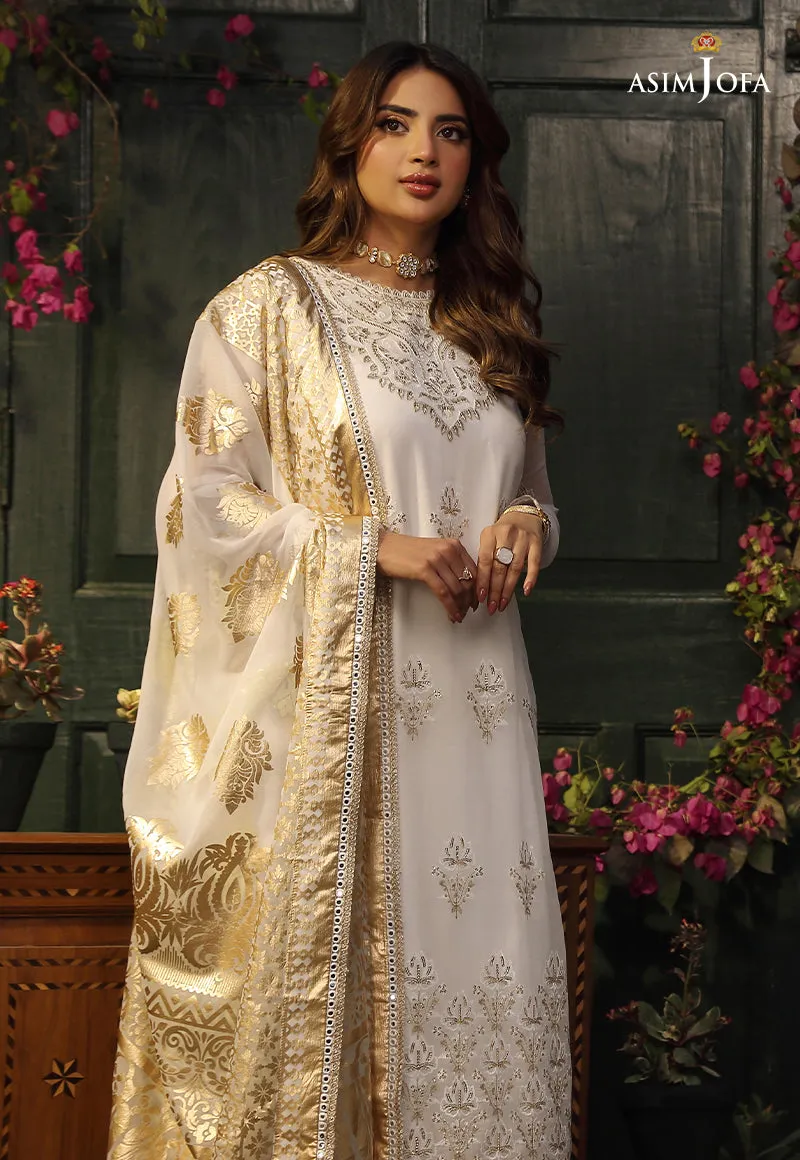 AJZB-12 EMBROIDERED CHIFFON 3 PCS