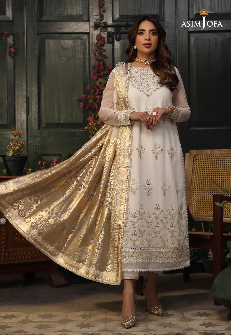 AJZB-12 EMBROIDERED CHIFFON 3 PCS