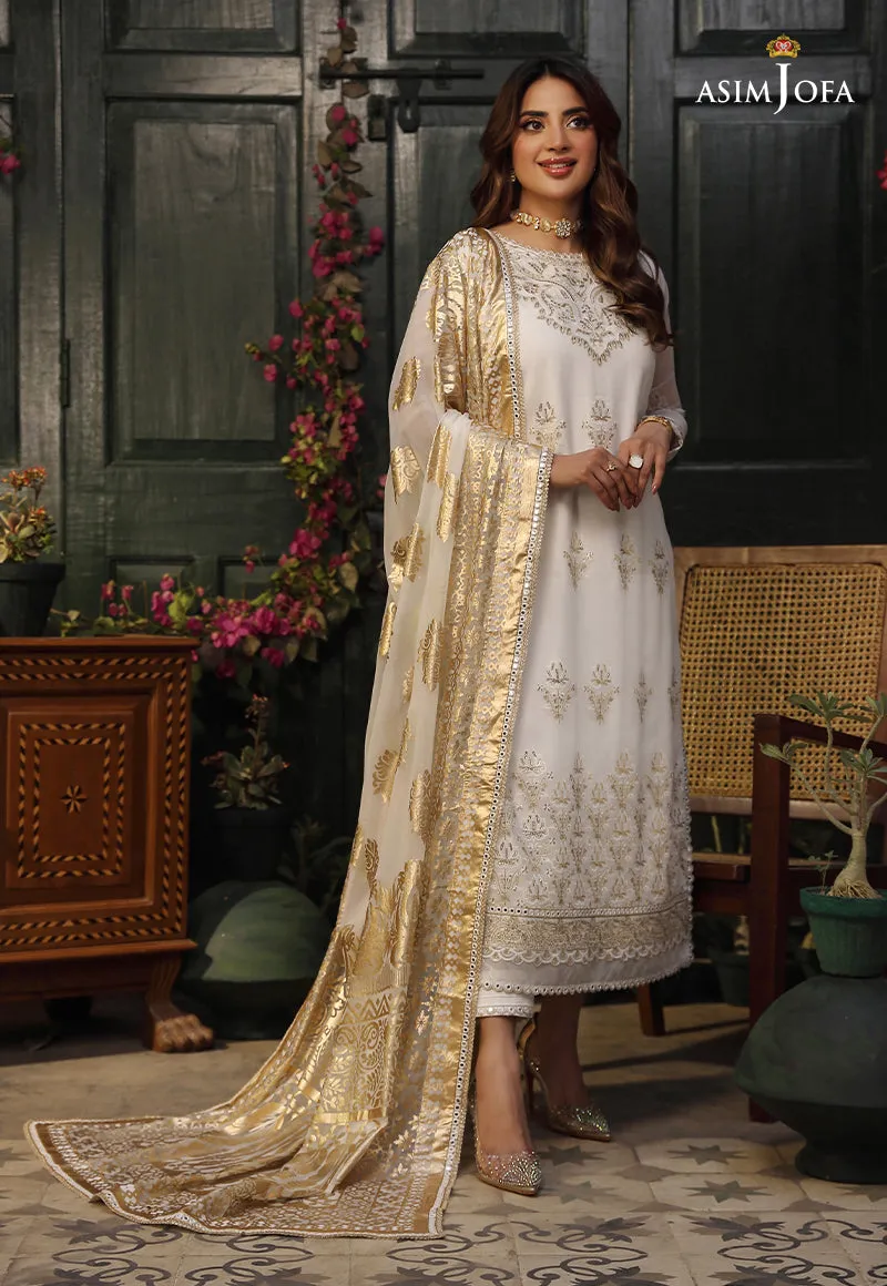 AJZB-12 EMBROIDERED CHIFFON 3 PCS