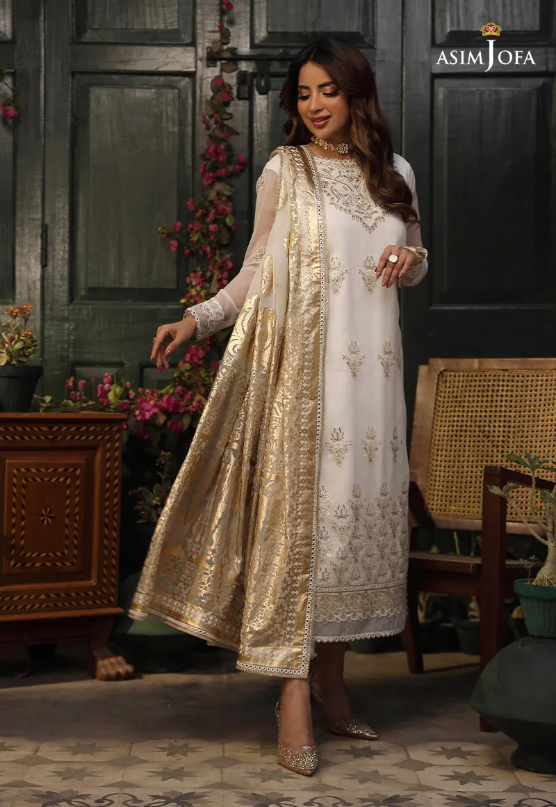 AJZB-12 EMBROIDERED CHIFFON 3 PCS