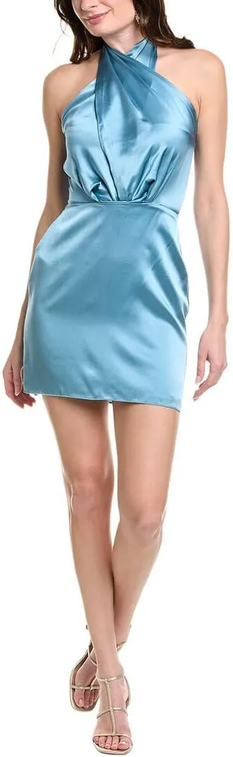 Amanda Uprichard Mezcal Silk Mini Dress