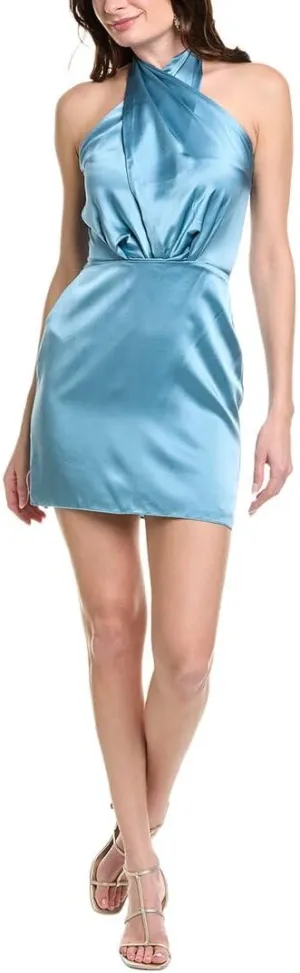 Amanda Uprichard Mezcal Silk Mini Dress