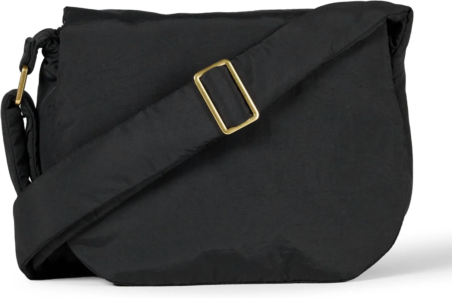 Amazon Essentials Women's Nylon Crossbody Flap Bag