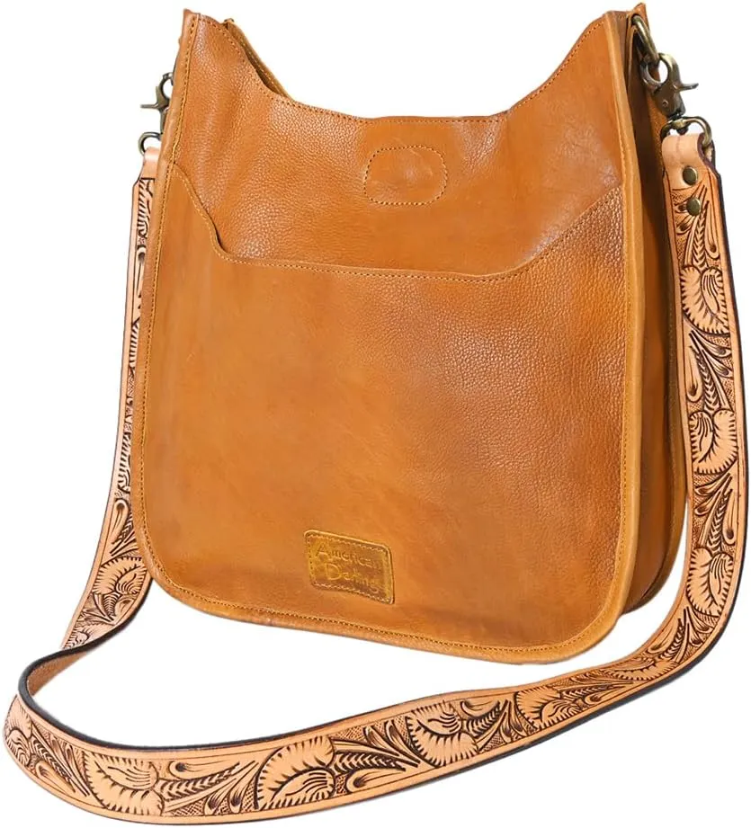 American Darling Large Crossbody Genuine Leather women bag western handbag purse