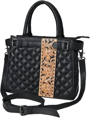 American Darling Tote Hand Tooled Genuine Leather Western Women Bag Handbag Purse | Western Tote Bag | Travel Tote Bags |