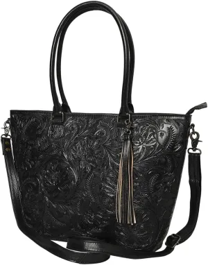 American Darling Tote Hand Tooled Genuine Leather Women Bag Western Handbag Purse | Western Tote Bag | Travel Tote Bags