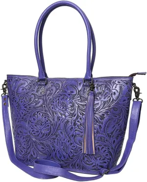 American Darling Tote Hand Tooled Genuine Leather Women Bag Western Handbag Purse | Western Tote Bag | Travel Tote Bags