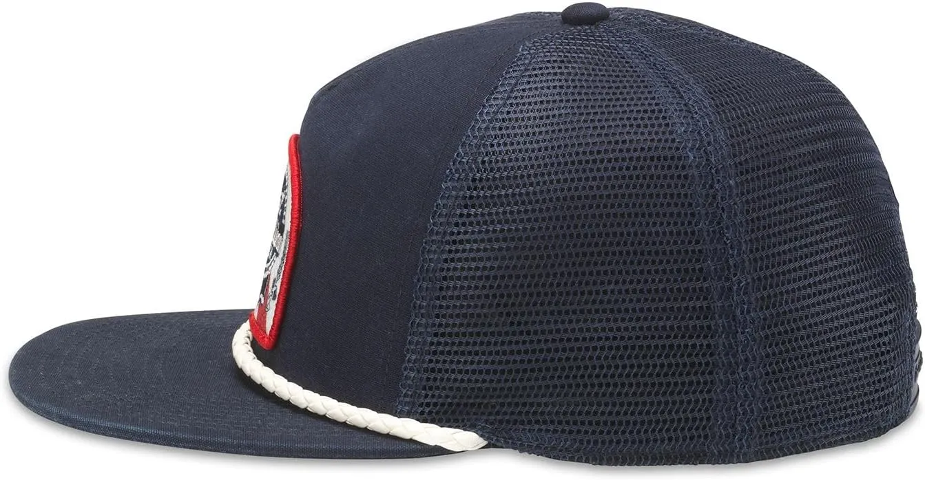 AMERICAN NEEDLE Pabst Blue Ribbon PBR Beer Patch Unisex Adjustable Snapback Baseball Hat