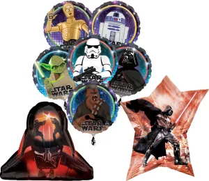 Anagram Star Wars Darth Vader Birthday Party Supplies Balloon Bouquet Decorations