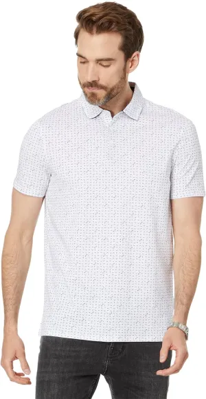 Armani Exchange Men's Regular Fit Cotton Jersey Printed Polo