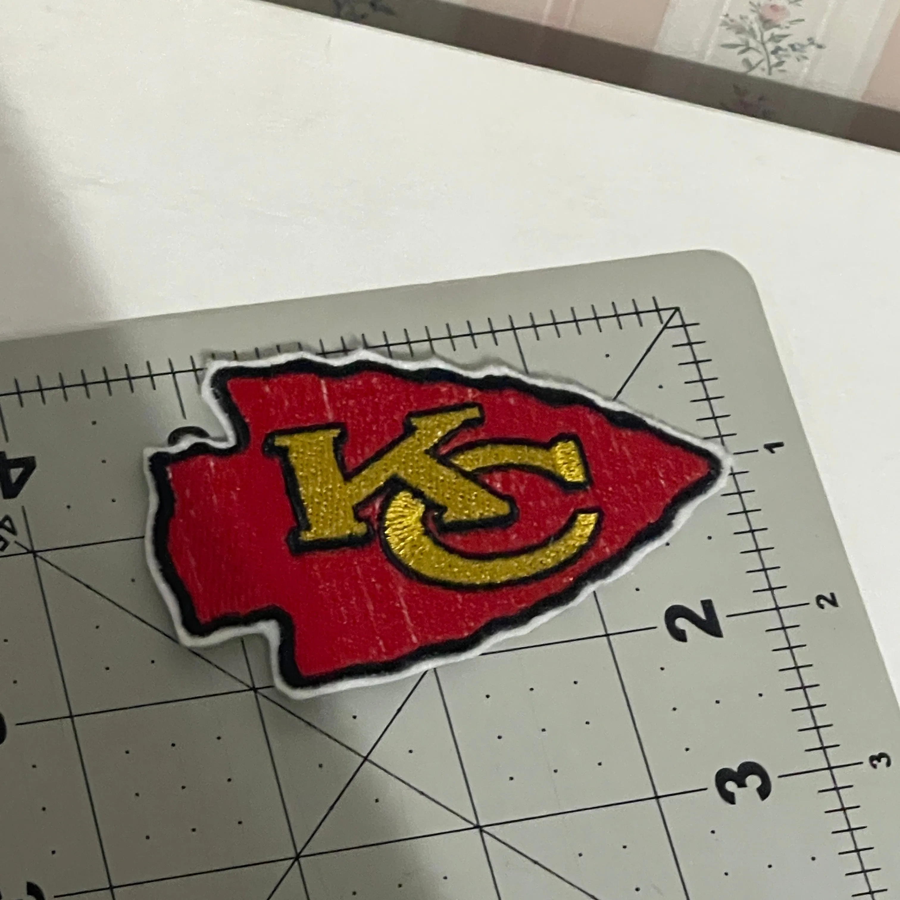 Arrowhead Kc Iron on embroidered patch