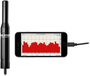 AudioControl SA-4100i Omni-directional Audio Test and Measurement Microphone for Apple / iOS Devices