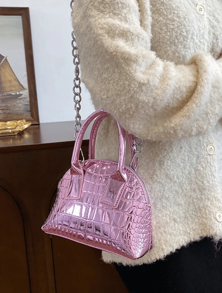 Audrey Bag - Pink Metalic
