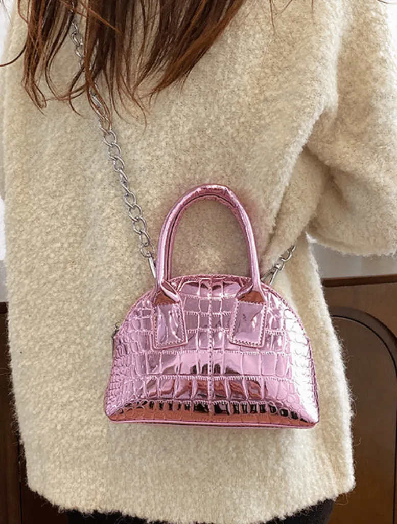 Audrey Bag - Pink Metalic
