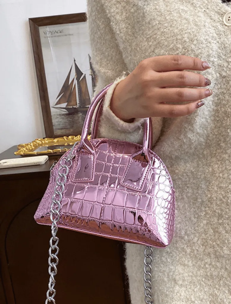 Audrey Bag - Pink Metalic