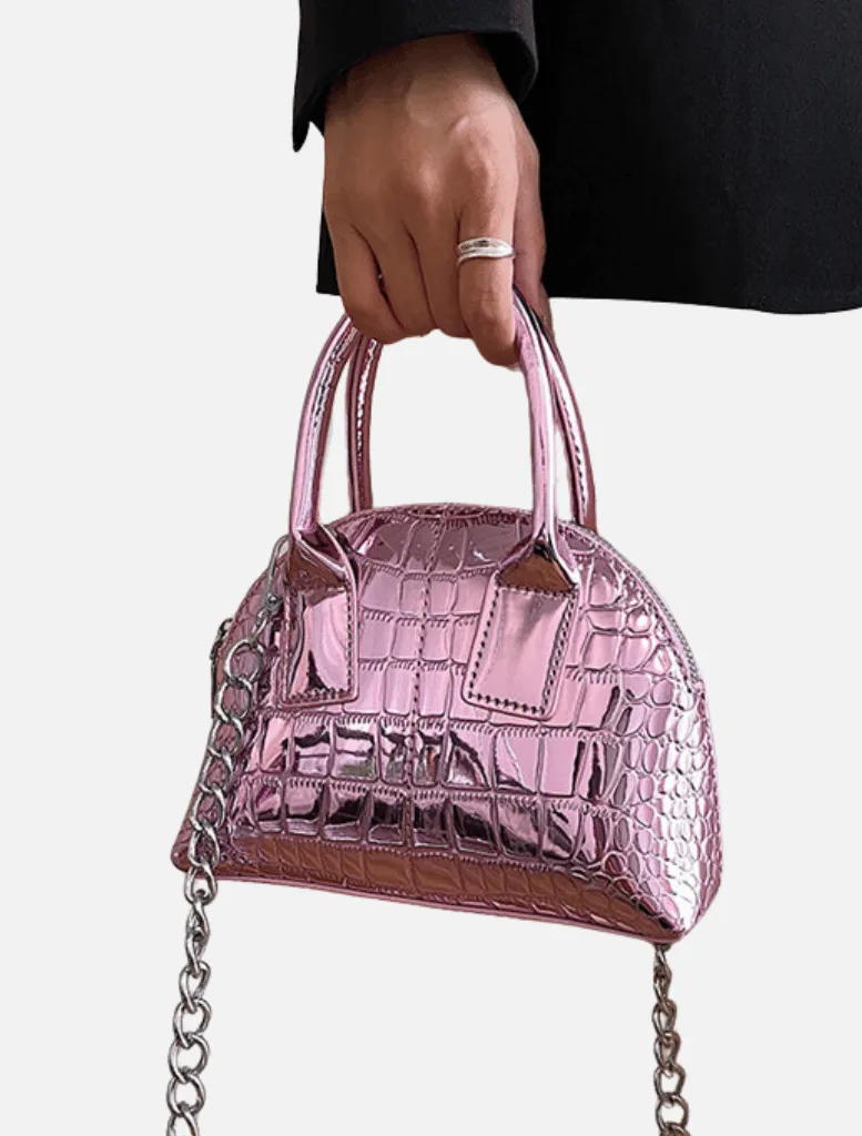 Audrey Bag - Pink Metalic