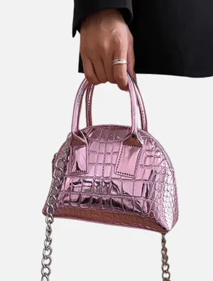Audrey Bag - Pink Metalic