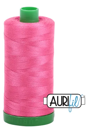 Aurifil Mako 40wt 2-ply Cotton 1000 m (1094 yd.) spool - 2530 Blossom Pink